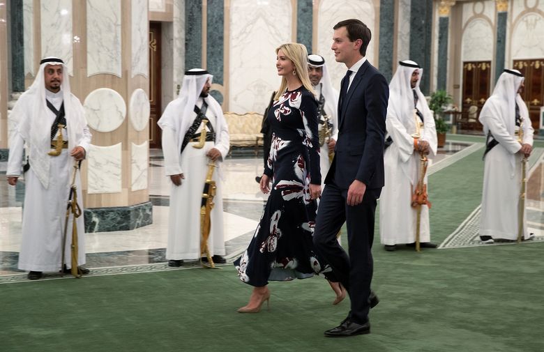 Jared Kushner and ivanka meet soudhi king salman
