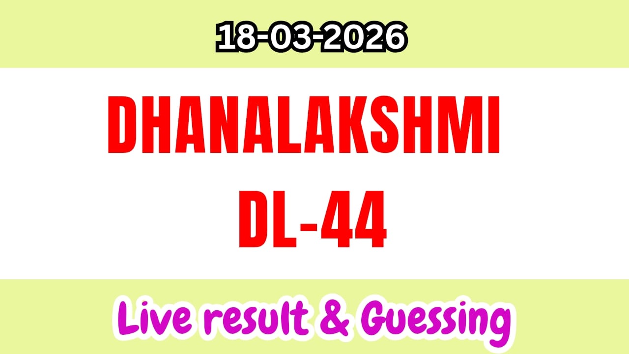 Kerala Lottery Result Today DL 44 Winning Numbers List